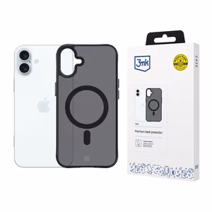 3mk Dūminis Magnetinis dėklas su MagSafe iPhone 16 Plus - pusiau permatomas