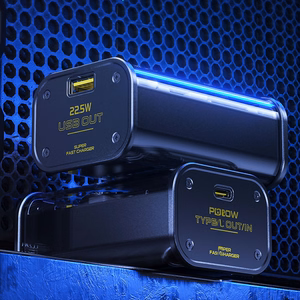 WEKOME WP-333 Vanguard Series išorinė baterija, 10000 mAh, PD 20 W + QC 22,5 W, juoda ir skaidri