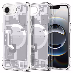 Spigen Ultra Hybrid Magnetinis dėklas telefonui iPhone 16e Zero One - baltas