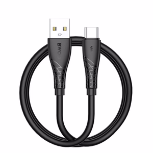 BWOO Kabelis USB - USB-C 1m 27W 3A juodas BO-X318C