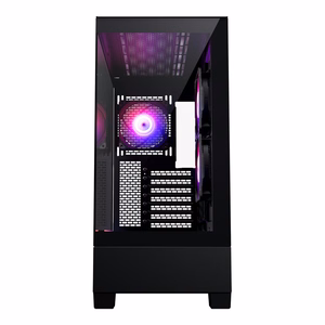 Phanteks XT VIEW Mid Tower juodas kompiuterio korpusas