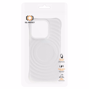 Tel Protect Wave Magnetinis dėklas telefonui Iphone 15 Pro Max balta