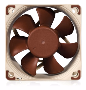 Noctua NF-A6x25 5V PWM Kompiuterio korpusui Ventiliatorius 6 cm Rusvai gelsvas
