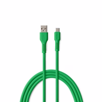 COLORUM laidas USB-A - USB-C 1,8m 3A CK60-AC-04 xGreen