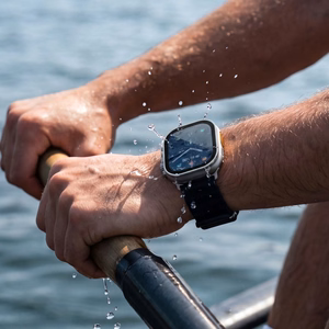 Tech-Protect Закалённое стекло 2 шт. для Apple Watch Ultra 49mm - серебристый и чёрный