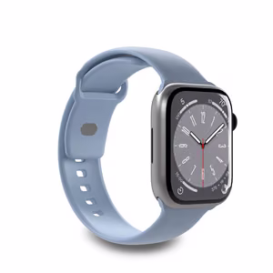 Puro Icon silikoninis dirželis Apple Watch 38/40/41 mm - šviesiai mėlynas (2 vnt.)