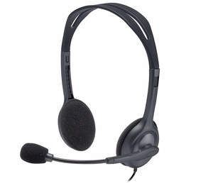 Logitech H111 Стереогарнитура серый