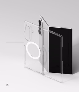 Ringke Slim Magnetic MagSafe Case for Samsung Galaxy Z Fold 8 - Transparent
