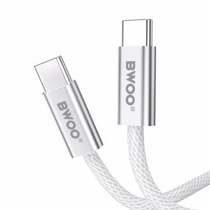 BWOO 240W pintas kabelis USB-C - USB-C BO-X317C-C 1m baltas