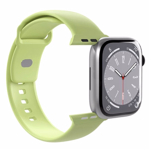 Puro ICON elastinis dirželis, skirtas Apple Watch 38 / 40 / 41 / 42 mm, S/M ir M/L dydžiai, „Matcha Green“ spalvos