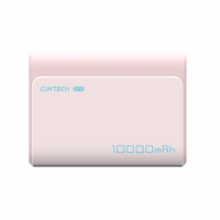 Powerbank Cuktech CP13 30W 10000mAh USB-C + USB-A - rožinis