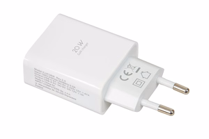 Sieninis įkroviklis iBOX C-36 GaN PD20W, baltas