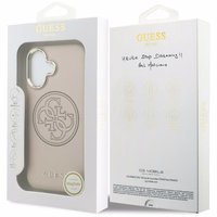 Guess Perforated 4G MagSafe Dėklas for iPhone 17 - rožinis