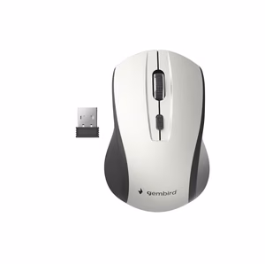 Gembird USB belaidė optinė pelė juoda/sidabrinė MUSW-4B-02-BS