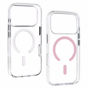 Liavec Pure dėklas, skirtas Iphone 17 Pro Max/18 Pro Max, rožinis (kameros valdymo mygtukas)