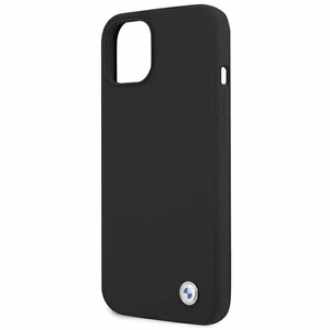 BMW Silicone Signature dėklas telefonui iPhone 13 mini - juodas