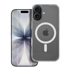Case for iPhone 17 Forcell F-Protect Clear Hybrid Premium compatible with Magsafe transparent