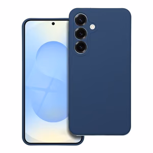 SILIKONINIS dėklas telefonui SAMSUNG S25 mėlynas