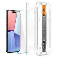 Spigen Glas.tR EZ Fit grūdintas stiklas iPhone 15 Pro Max - 2 vnt.