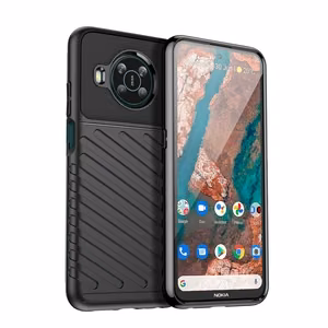 Thunder dėklas telefonui lankstus šarvuotas dėklas Nokia X100 juoda