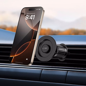 "Tech-Protect N58" magnetinis "MagSafe" automobilio oro ventiliacijos laikiklis - juodas