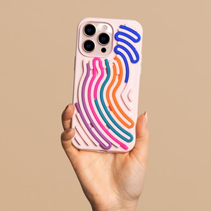 DIY Snake dėklas skirtas iPhone 17 6,3" rožinis