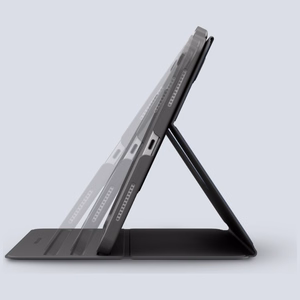 Uniq Rovus Snapmount Magnetinis 360 Sukamas Nuimamas dėklas iPad Air 13" 2024 / 2025 - pilkas