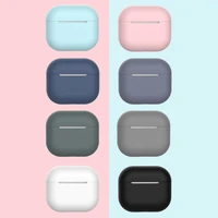 Dėklas AirPods 3 silikoninis minkštas ausinių dėklas tamsiai mėlynas (dėklas C)
