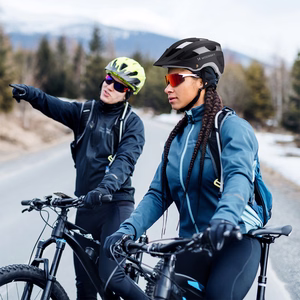 Wozinsky MTB велосипедный шлем со съемным козырьком, легкий L - черный и серебристый