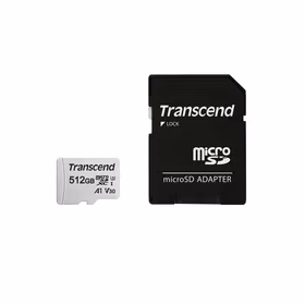 Atminties kortelė TRANSCEND Micro SDXC 512GB su adapteriu