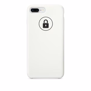 Phone Case "Silicone Case" for iPhone 7 Plus (8 Plus) / White / in package