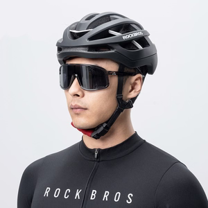 Rockbros HC-58BK-M Bike Helmet 55-58 cm - Black and Gray