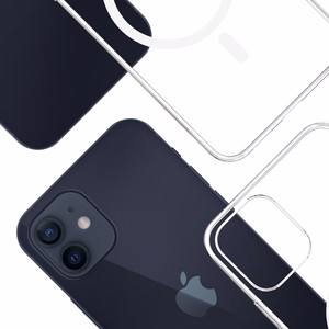 3mk permatomas magnetinis dėklas telefonui Apple iPhone 12/12 Pro