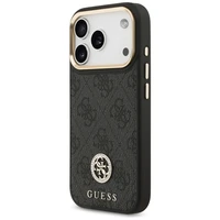Guess 4G Strass Logo magnetinis dėklas telefonui iPhone 17 Pro - juodas