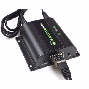 Techly IDATA EXT-E70I vaizdo ir garso signalų ilgintuvas AV siųstuvas ir imtuvas Juoda