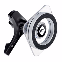 Automobilinis laikiklis Forcell F-GRIP (MagSafe) tvirtinamas ant ventiliacijos grotelių juodas