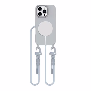 Чехол Tech-Protect MagNecklace MagSafe со шнурком для iPhone 16 Pro - серый