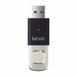 Lexar F35pro USB 3.2 64GB atmintinė su pirštų atspaudų atpažinimu