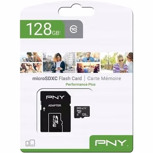 PNY Performance Plus 128 GB MicroSDXC Class 10 (P-SDU12810PPL-GE)