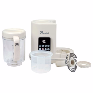 Momini 7in1 MiniChef garų multitrintuvas su buteliuko šildymo funkcija