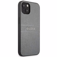 Guess GUHCP13SPSASBGR iPhone 13 mini 5.4" pilkas/pilkas Saffiano Dirželis
