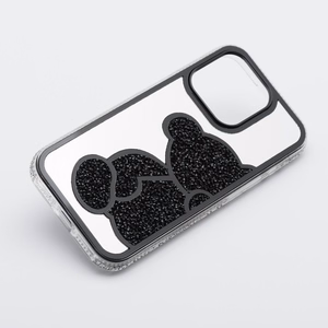 TEDDY BEAR dėklas telefonui IPHONE 15 Pro juodas
