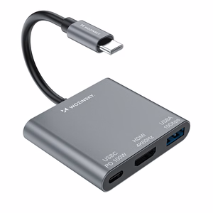 USB-C šakotuvas Wozinsky (WHCH-01) (USB, HDMI, USB-C)