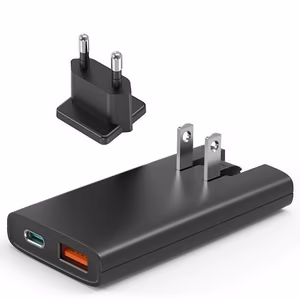 Įkroviklis CHOETECH GaN USB-C, USB-A: 67W, PD
