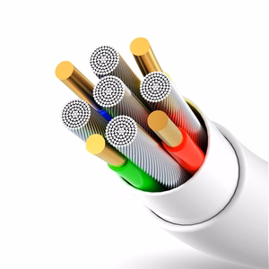 Dudao L2L USB-A / Lightning 3A kabelis 2m - baltas