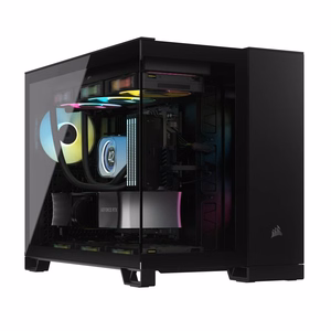 Corsair 2500X RGB Micro Tower juodas