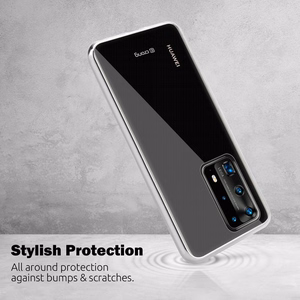 Crong Crystal Slim dėklas, skirtas Huawei P40 Pro, skaidrus
