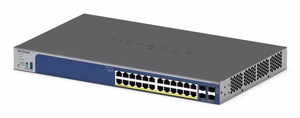 NETGEAR GS728TXP L2/L3 10G Ethernet (100/1000/10000) Maitinimas per Eternetą (PoE) Juoda