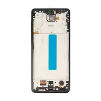 Mecanico LCD ekranas T2O Samsung Galaxy A73 5G juodas su rėmeliu