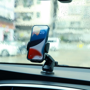 Automobilinis universalus telefono laikiklis Joyroom (JR-ZS259) tvirtinamas ant prietaisų skydelio, juodas